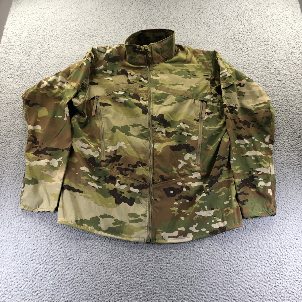 Military Jacket Mens Medium Long  Green OCP Multicam Wind Cold Weather Gen III